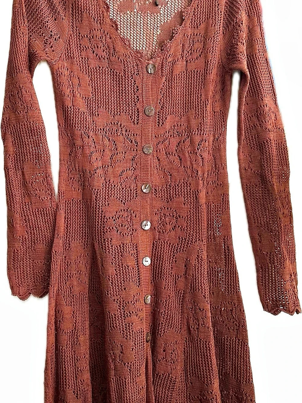 Peruvian Connection Lace Tunic Dress never worn -